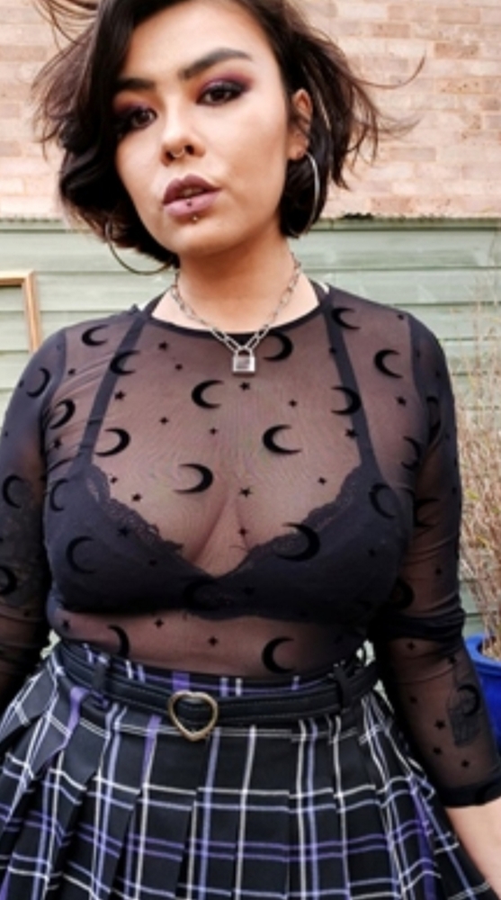 Collectif Winnie Moon Mesh Top
